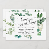 Start Script Home Sweet Home met Eucalyptus Aankondiging (Voorkant / Achterkant)