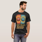 Start Select Snap Pop Cultuur Retro Videospel T-shirt (Voorkant volledig)