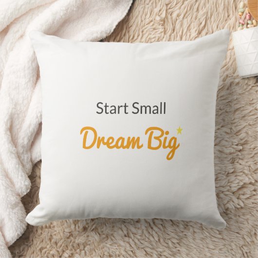 Start Small, Dream Big Nursery Pillow Kussen (Deken)