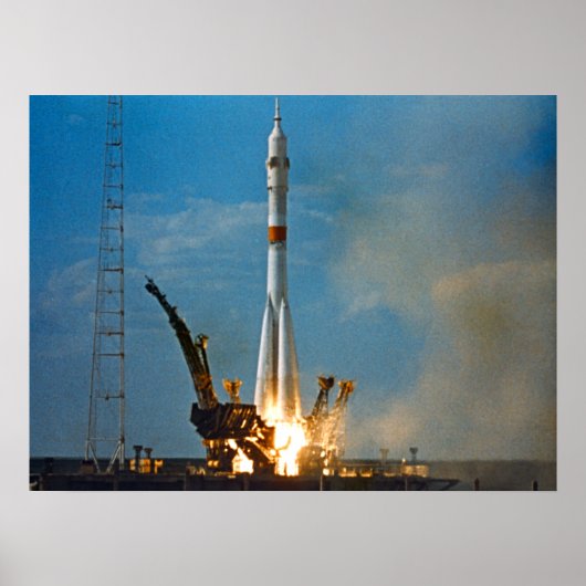 Start Soyuz (proefproject Apollo-Soyuz) Poster (Voorkant)