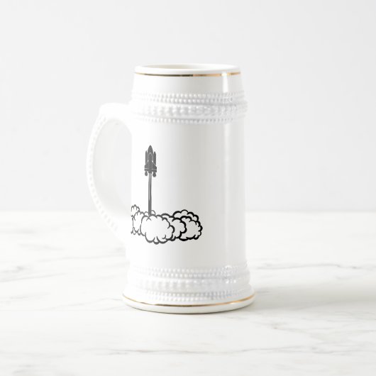 Start Space Shuttle Bierpul (Voorkant links)