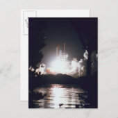 Start Space Shuttle Briefkaart (Voorkant / Achterkant)