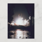 Start Space Shuttle Briefkaart (Voorkant)