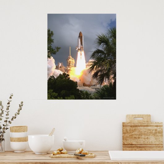 Start Space Shuttle Poster (Keuken)
