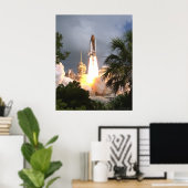 Start Space Shuttle Poster (Thuiskantoor)