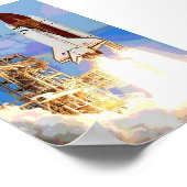 Start Space Shuttle Poster (Hoek)