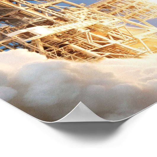 Start Space Shuttle Poster (Hoek)