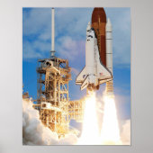 Start Space Shuttle Poster (Voorkant)