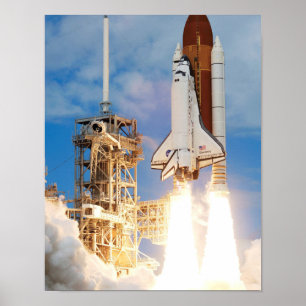 Start Space Shuttle Poster