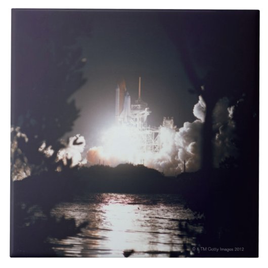 Start Space Shuttle Tegeltje (Voorkant)