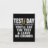 Start State Testing Day Motivatie Je zult het eten Kaart (Voorkant)
