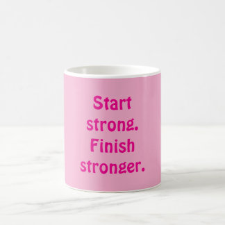 Start strong. Finish stronger. Koffiemok