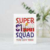 Start Texas Test Day Teacher Motivatie Briefkaart (Staand voorkant)