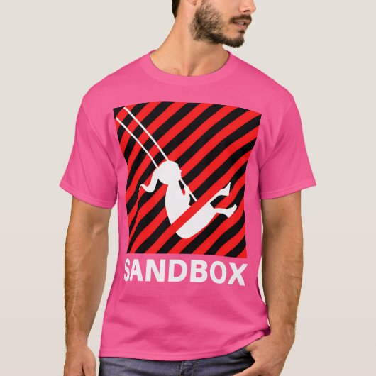 Start-up - Sandbox Logo (zwarte versie) T-shirt (Voorkant)