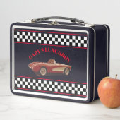 Start uw engine, het rode Corvette metaal (In situ)