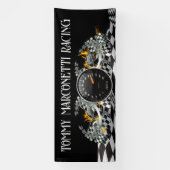 START UW MOTOREN! Auto Racing - Auto-industrie Spandoek (Verticaal)