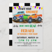 Start uw motoren Grappige Monster Truck Verjaardag Kaart (Voorkant / Achterkant)