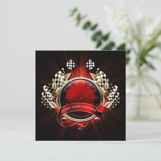 Start uw motoren kaart (Staand voorkant)