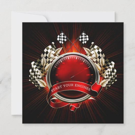 Start uw motoren kaart (Voorkant)