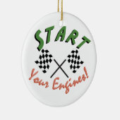 Start uw motoren keramisch ornament (Rechts)