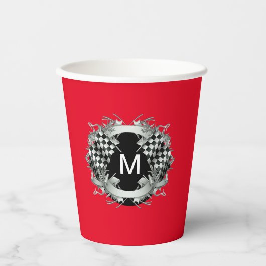 Start uw motoren papieren bekers (Voorkant)