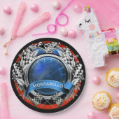 Start uw motoren papieren bordje (Feest)