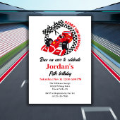 Start uw motoren rode race auto elke leeftijd verj kaart