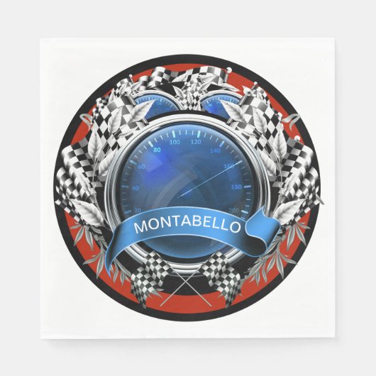 Start uw motoren servet (Voorkant)