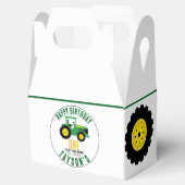 Start uw tractor 1e verjaardag | Boerderij Thema Bedankdoosjes (Geopend)