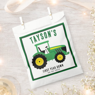 Start uw tractor 1e verjaardag Boerderij Thema Bedankzakje