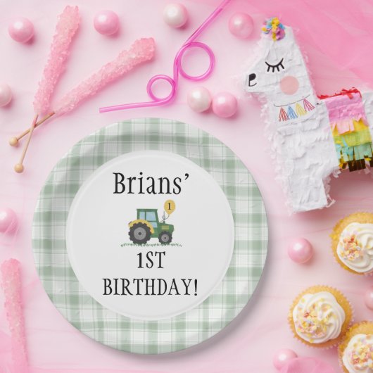 Start uw tractor rond papier Bord (Feest)