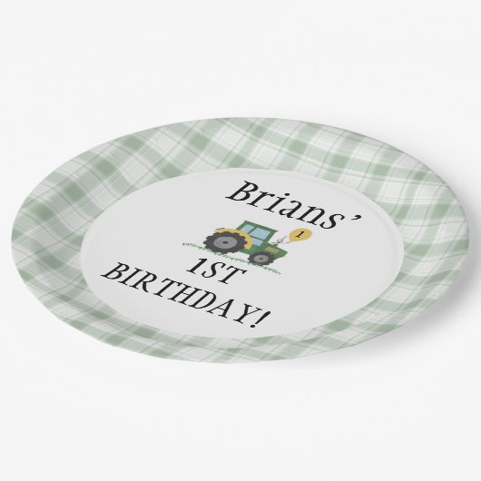 Start uw tractor rond papier Bord (Gekanteld)