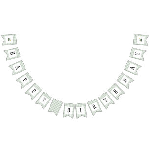 Start uw tractor verjaardag Bunting Flag Vlaggetjes