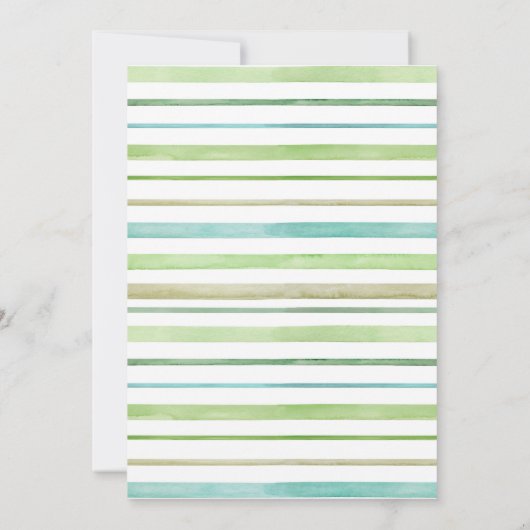 Start uw tractor verjaardagsuitnodiging, groen Boe Kaart (Achterkant)