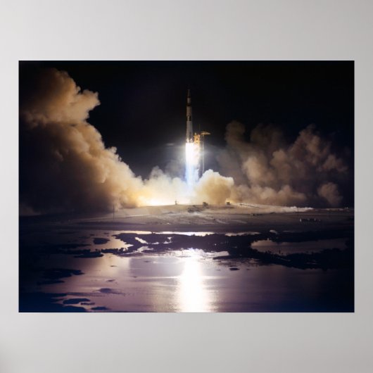 Start van Apollo 17 Poster (Voorkant)