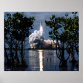 Start van de Space Shuttle STS-80 Poster (Voorkant)