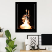 Start van de Spitzer Infrarood Space Telescope Poster (Thuiskantoor)