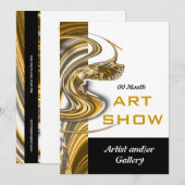 Start van kunstjuwelen voor show kaart (Voorkant / Achterkant)