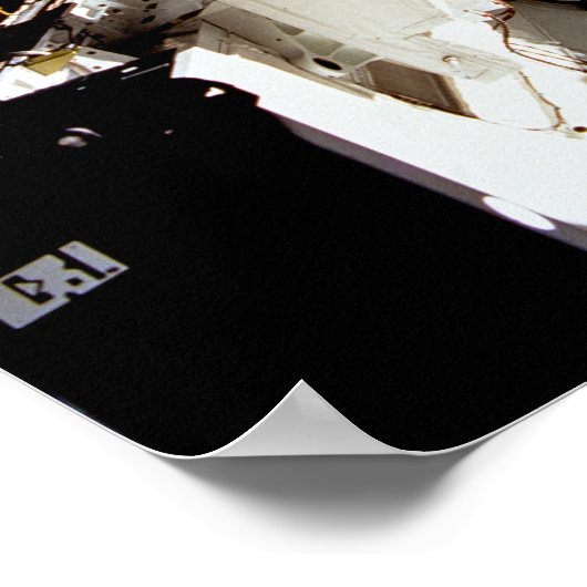 Start van LAGEOS II vanuit Shuttle Columbia (STS-5 Poster (Hoek)