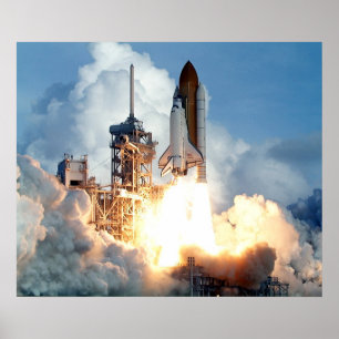 Start van Space Shuttle Atlantis (STS-106) Poster