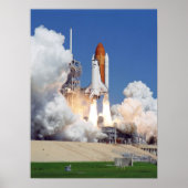 Start van Space Shuttle Atlantis (STS-115) Poster (Voorkant)