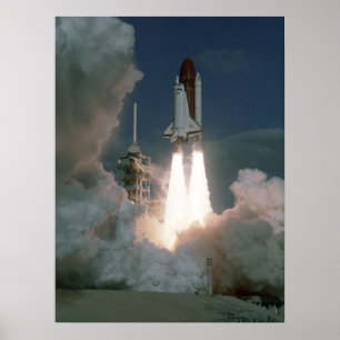 Start van Space Shuttle Atlantis (STS-27) Poster