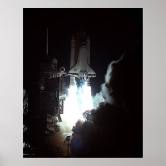Start van Space Shuttle Atlantis (STS-76) Poster
