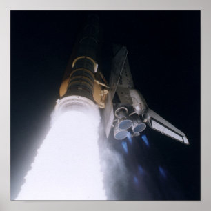 Start van Space Shuttle Atlantis (STS-79) Poster