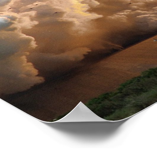 Start van Space Shuttle Challenger (STS-51L) Poster (Hoek)