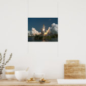 Start van Space Shuttle Challenger (STS-61A) Poster (Keuken)