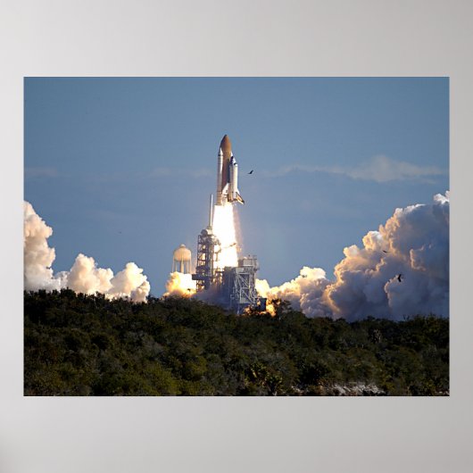 Start van Space Shuttle Columbia (STS-107) Poster (Voorkant)