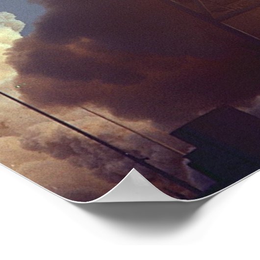 Start van Space Shuttle Columbia (STS-1) Poster (Hoek)