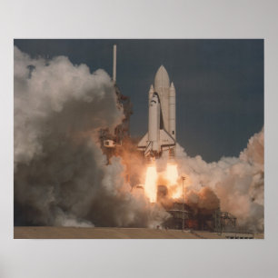 Start van Space Shuttle Columbia (STS-2) Poster