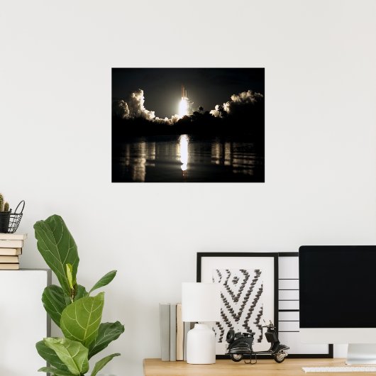 Start van Space Shuttle Columbia (STS-61C) Poster (Thuiskantoor)